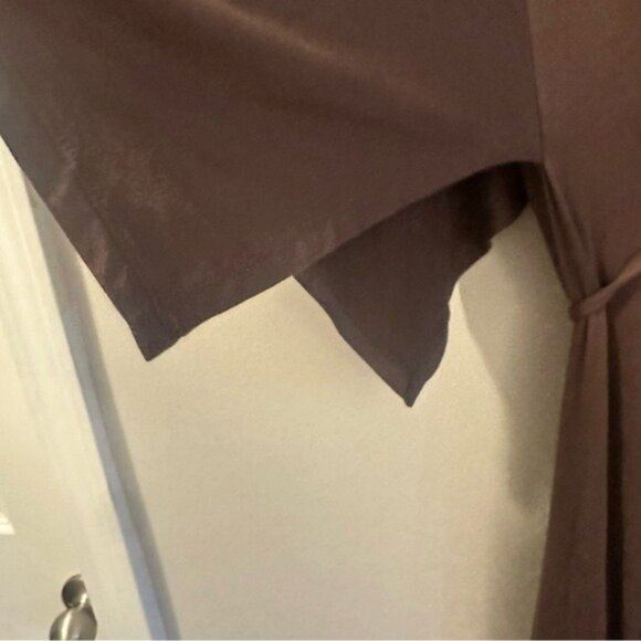 Soma Fairycore Earthcore Brown Flowy Maxi Dress Empire Waist Size S - Picture 6 of 14